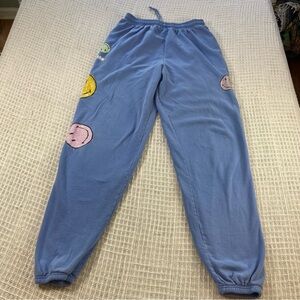 Samii Ryan BSR Smiley Women's Blue Jogger Pants